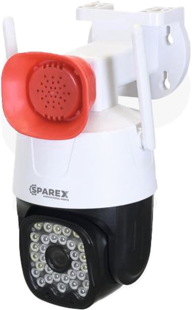 Image sur Caméra de sécurité 4G ou Ethernet avec sirène de 130dB