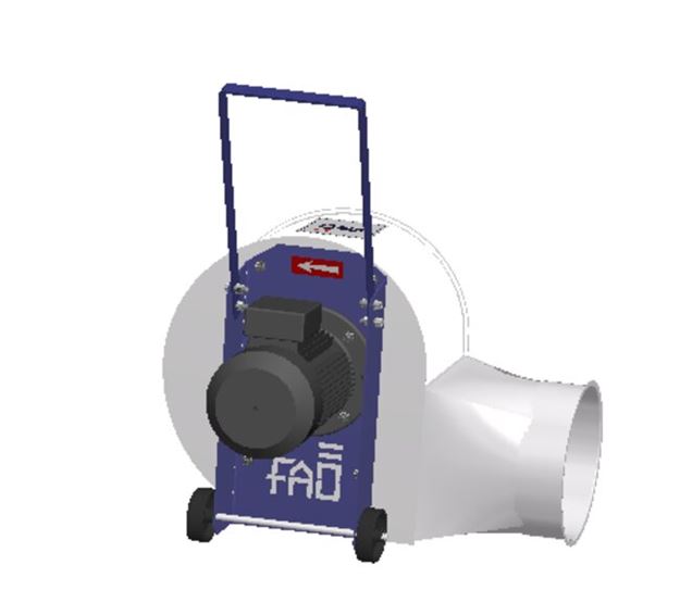 Image sur VENTILATEUR 1,5 Kw avec coffret électrique