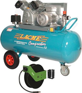Image de COMPRESSEUR 27V150 T + ENROULEUR 20 M