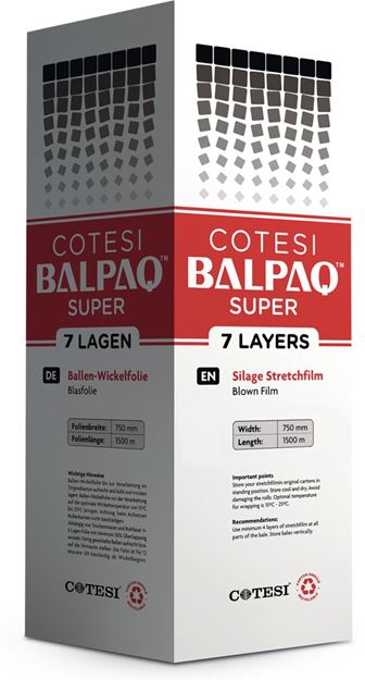 Image sur FILM D'ENRUBANNAGE - BALPAQ SUPER - 750 MM X 1500 M - 25µ - VERT